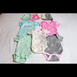 Onesies w/ matching hat sets